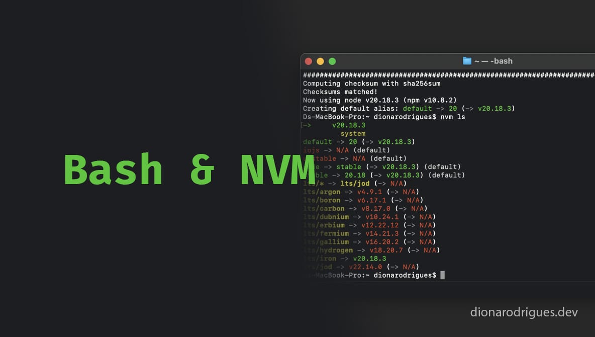 NVM Basics & Bash Aliases: Simplify Your Development Workflow