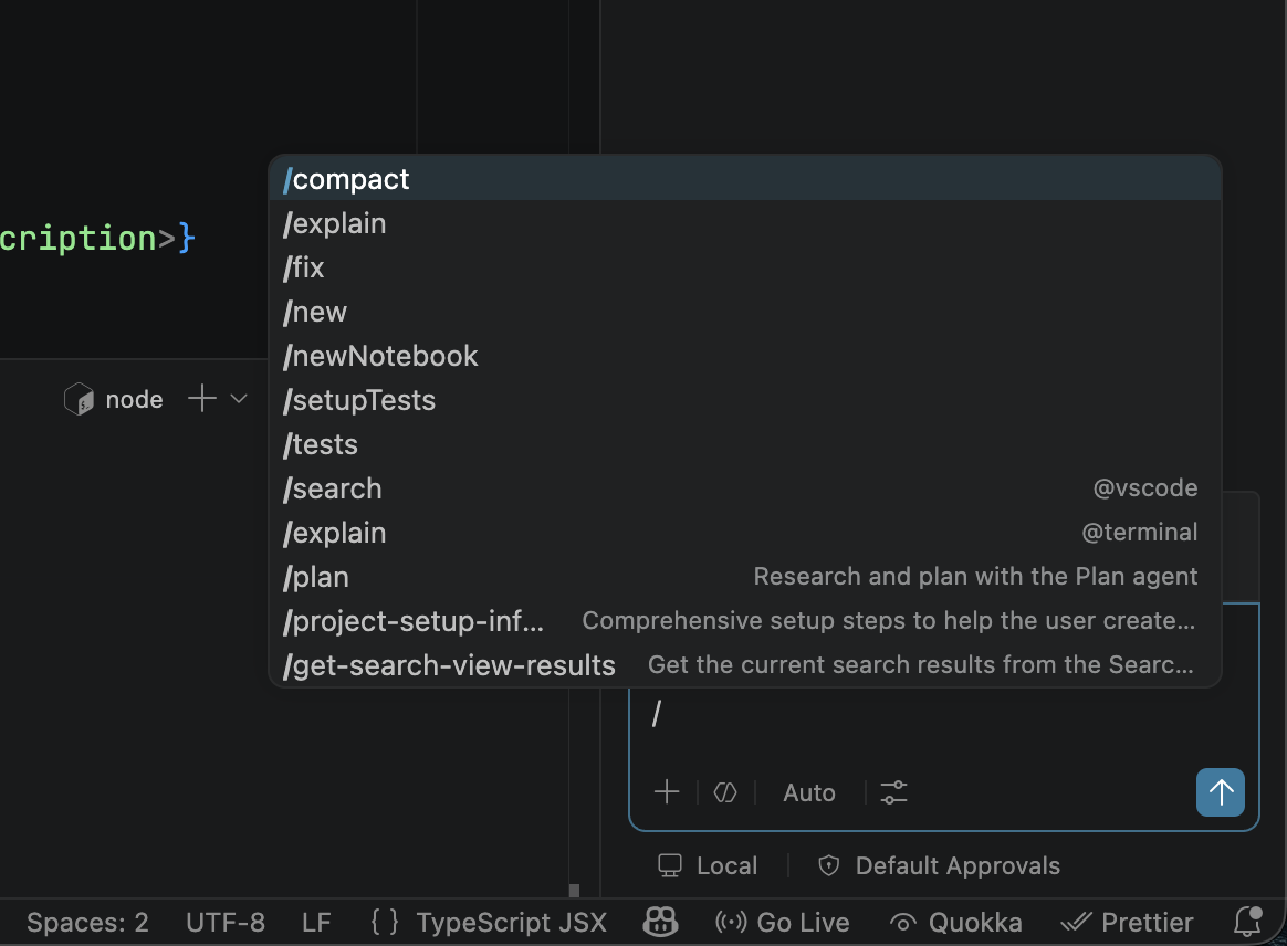 Git commit message generated by AI screenshot